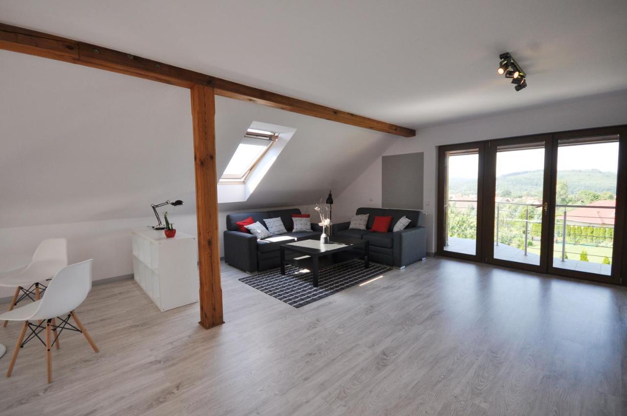 Apartament Widok Na Karkonosze Apartment Jezow Sudecki Bagian luar foto